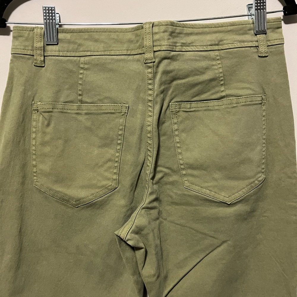 NWT Market & Spruce relaxed skinny stretch pants, green women’s sz 4 & 6 petite - Picture 6 of 16